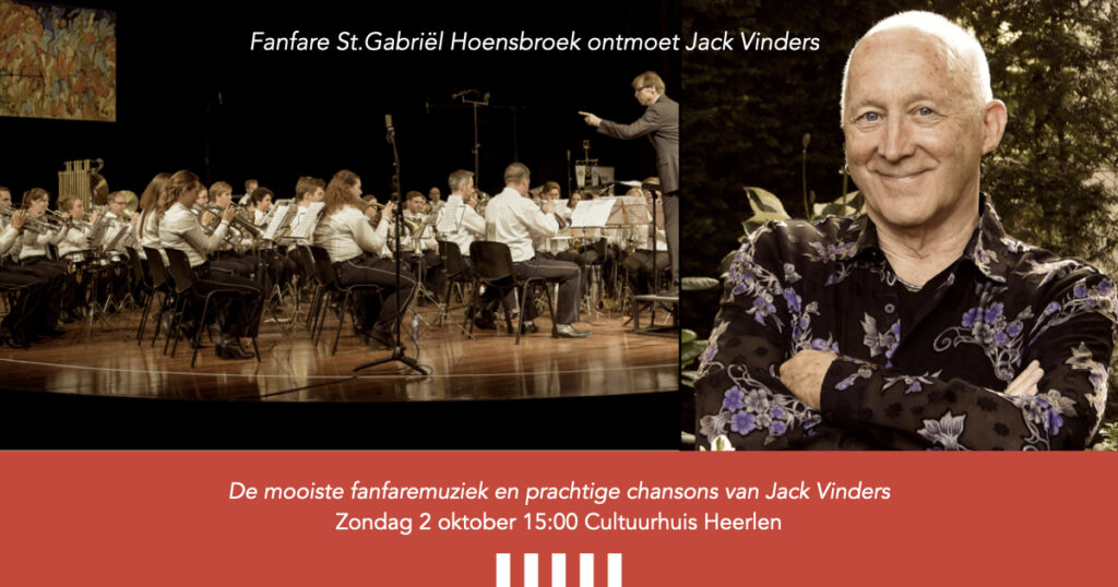 Fanfare St. Gabriël in concert met Jack Vinders